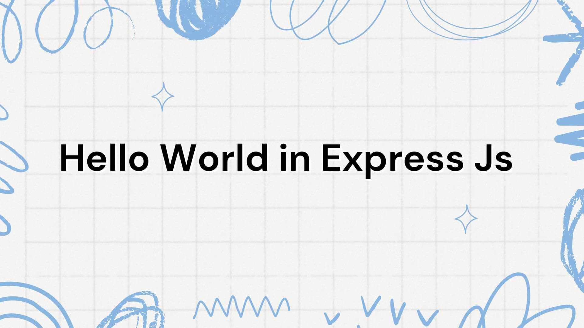 Hello World in Express Js